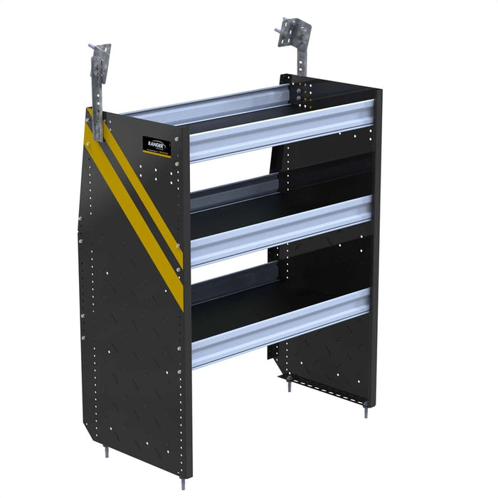 Ranger Design N4 3 Tray Steel Deep Van Shelving for Low Roof Vans 20"x36"x44.5" Model N4-DS36-3
