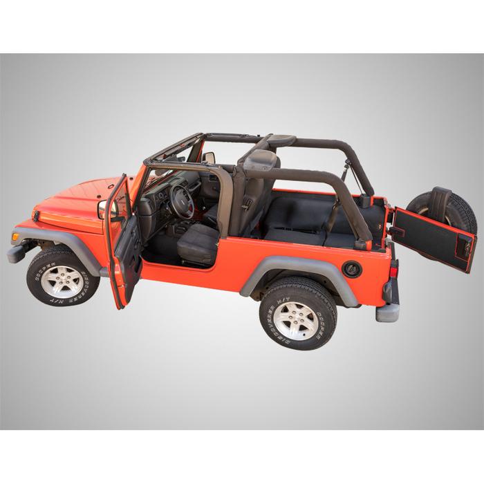 Bedrug Jeep Bedtred Rear 4Pc Cargo Kit (Inc Tlgte & Tub Liner) Model BTLJ04R