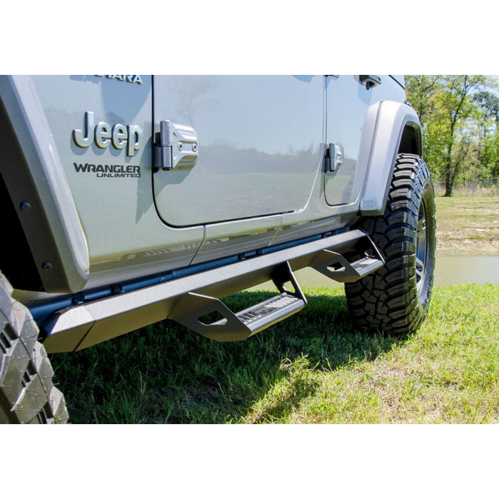 N-Fab Predator Pro Side Steps Textured Black Aluminum Model PRJ1863-TX