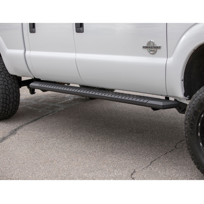ARIES AdvantEDGE 5-1/2" x 91" Black Aluminum Running Boards Model 2556024
