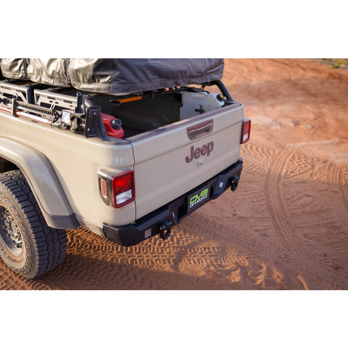 DV8 Offroad 2020-2025 Jeep Gladiator JT Mto Series Rear Bumper Model RBGL-12