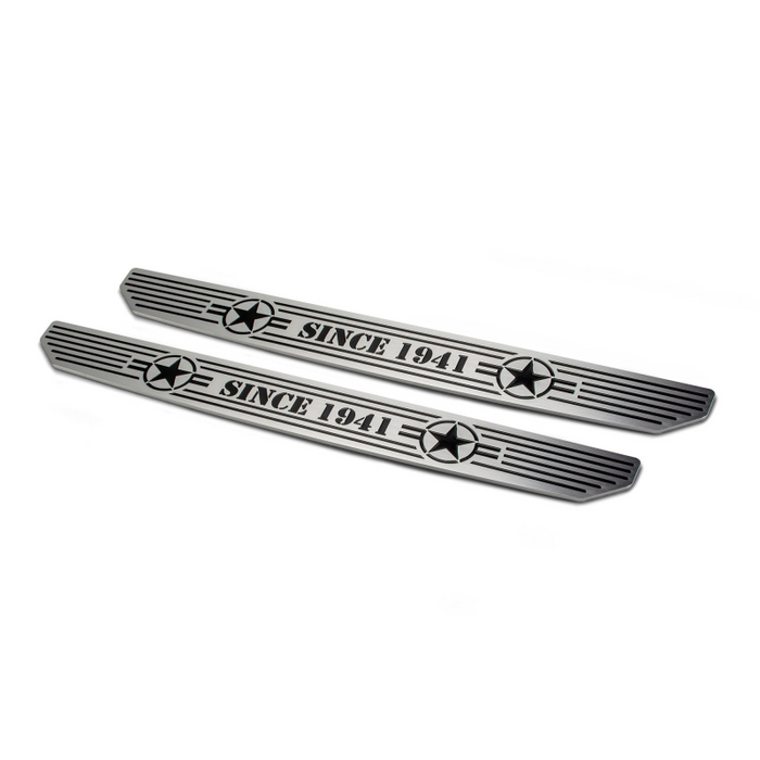 DV8 Offroad 2018-2026 Jeep Gladiator JT WranglerJL JLU Front Sill Plate Model D-JL-180014-STR2