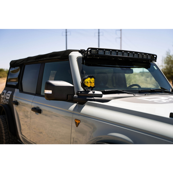 DV8 Offroad 2021-2026 Ford Bronco A-Pillar Pod Light Mounts Model LBBR-02