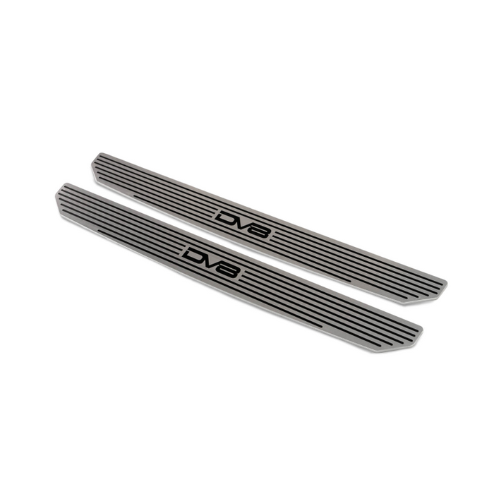 DV8 Offroad 2020-2026 Jeep Wrangler JL JLU Gladiator JT Front ONLY Sill Plates Model D-JL-180014-SIL2