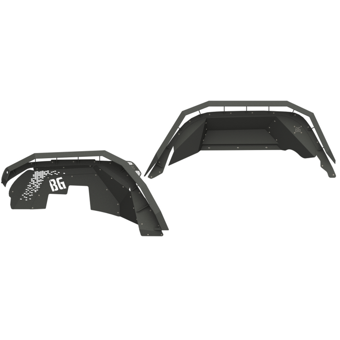 Bodyguard Gladiator Fender System - Narrow Version Front And Rear Liners And Fender Flares Texture Black Powder Coat Model 51351T