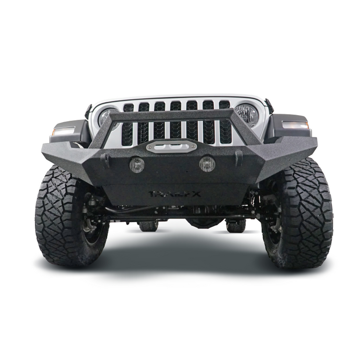 TrailFX Front Bumper w/ Skid Plate w/ Winch Mount Model JL07T
