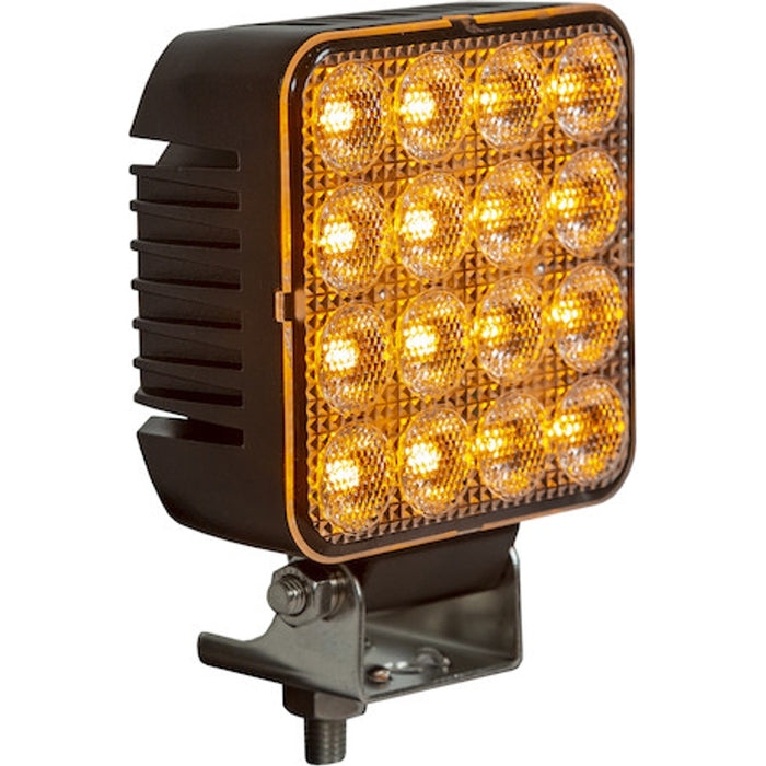 Buyers Products 4.5 Inch Square LED Combination Flood/Strobe Light Model 1492230