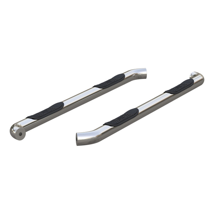 ARIES 3" Round Polished Stainless Side Bars, Select Nissan Equator, Frontier Model 209018-2