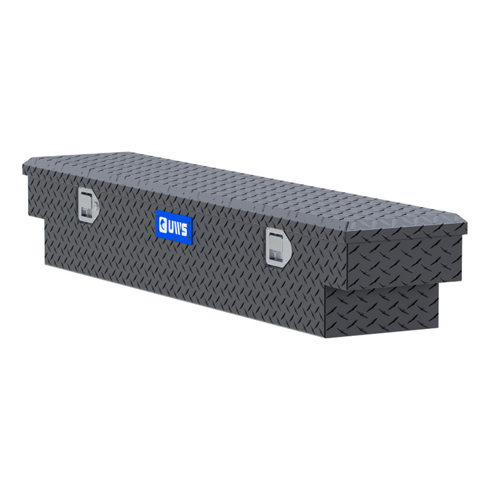 UWS Matte Black Heavy-Wall Aluminum UTV Tool Box, RigidCore Lid Model UTV-59-MB