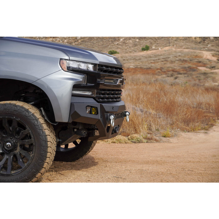 DV8 Offroad 2019-2021 Chevrolet Silverado Spec Series Front Bumper Model FBCS1-07