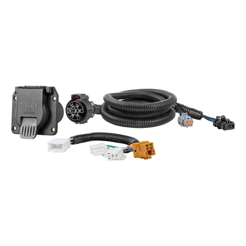 CURT Vehicle-Side Custom RV Blade 7-Pin Trailer Wiring Harness, Fits Select Nissan Frontier, Pathfinder, Xterra, Suzuki Equator Model 56226