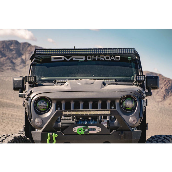 DV8 Offroad 2007-2018 Jeep Wrangler Heat Dispersion Hood Model HDMB07-02