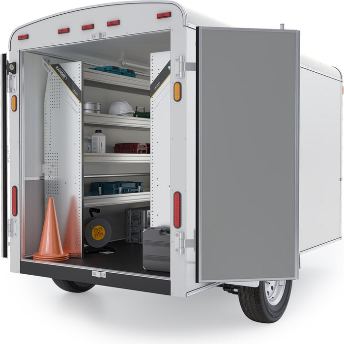 Ranger Design Aluminum Van Shelving Package for 14' Box Truck - Enclosed Trailer Model BTL-27
