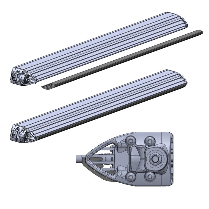Rigid Industries 2021 Bronco Roof Line Light Kit with a SR Spot/Flood Combo Bar Included Model 46724