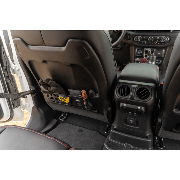 DV8 Offroad 2018-2025 Jeep Wrangler JL JLU Gladiator JT Seat Back Molle Pockets Model MPJL-09