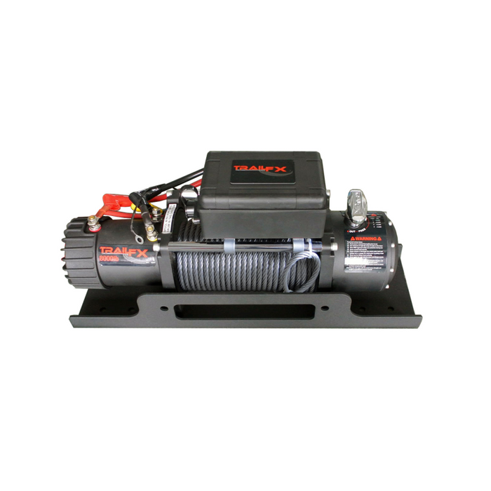TrailFX Winch Mount Up To 12000K Winches Flat Fixd Mount Model WA017