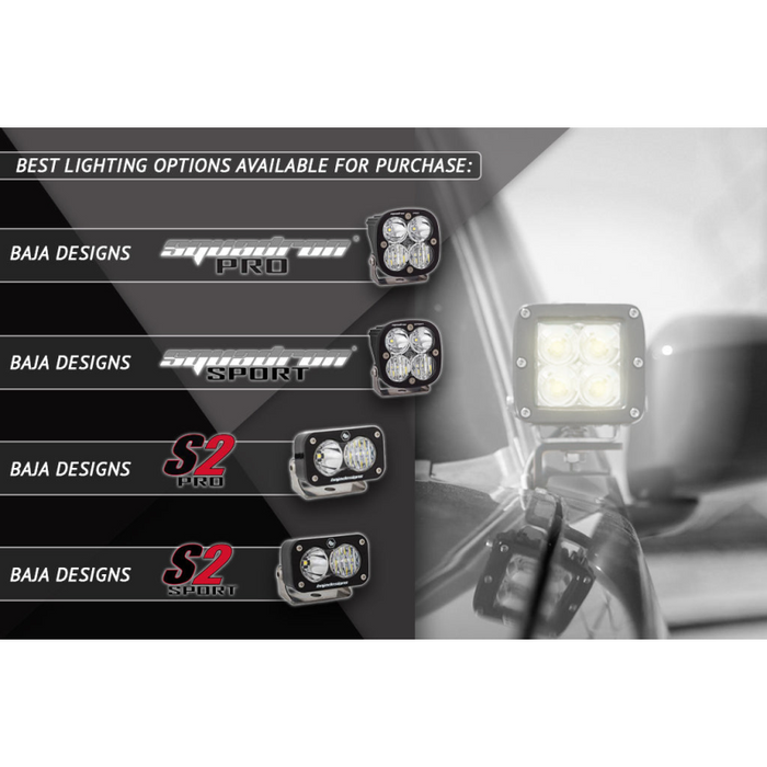 Rago Fabrication 2005-2015 Nissan Xterra Ditch Light Mounts Model R0515XTRRATDIT