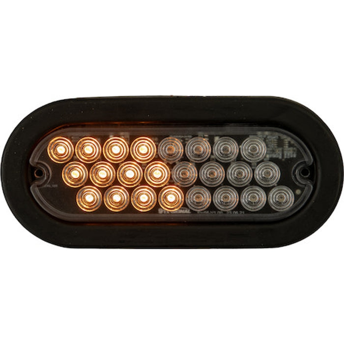 Buyers Products 6 Inch Quad Flash Oval Recessed Strobe Light - Amber Model SL70AO