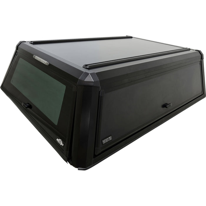 Westin EXP Truck Cap with Solid Front Glass Matte Black Model 16-15505
