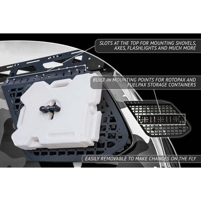 Rago Fabrication 2010-2023 5th Gen Toyota 4Runner E-MSP (Exterior Molle Storage Panel) Model R1017T4RUMSPOS-PRIN-P