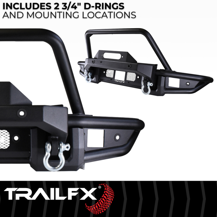 TrailFX Front Bumper w/ Winch Mount Model BR002T