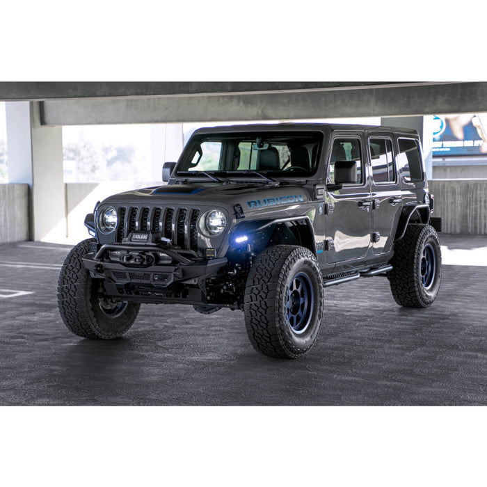 DV8 Offroad 2018-2025 Jeep Wrangler JL JLU Spec Series Tube Fenders Model FDJL-06