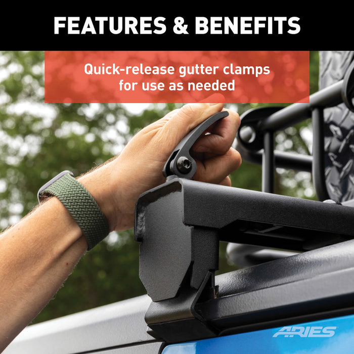 ARIES Jeep Roof Rack Crossbars for Wrangler JK (2-Pack) Model 2070450