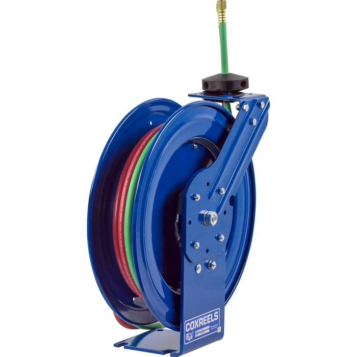 P-W Series Spring Driven Welding Hose Reel 1/4 in. x 40 ft. oxy-acet - Hose Included 200 PSI Model P-W-140