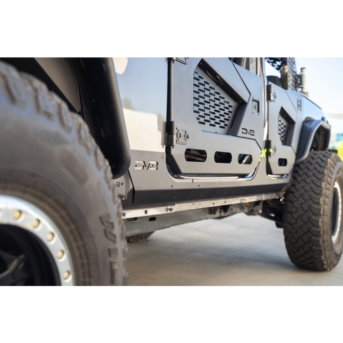 DV8 Offroad 2018-2026 Jeep Wrangler JLU 4-Door Rock Skins Model SRJL-09