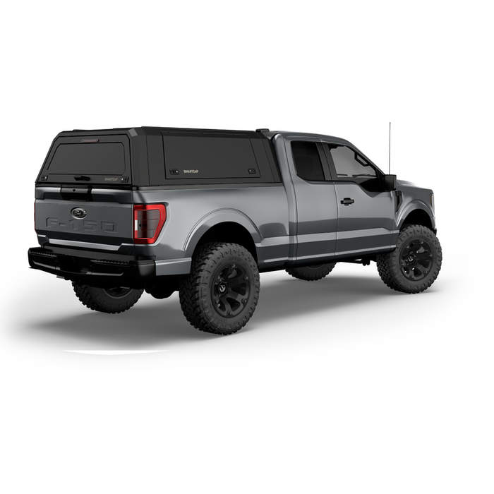 SmartCap Matte Black Truck Bed Cap EVOa Adventure Series w/ Horizontal Locks Model EA0301-MB