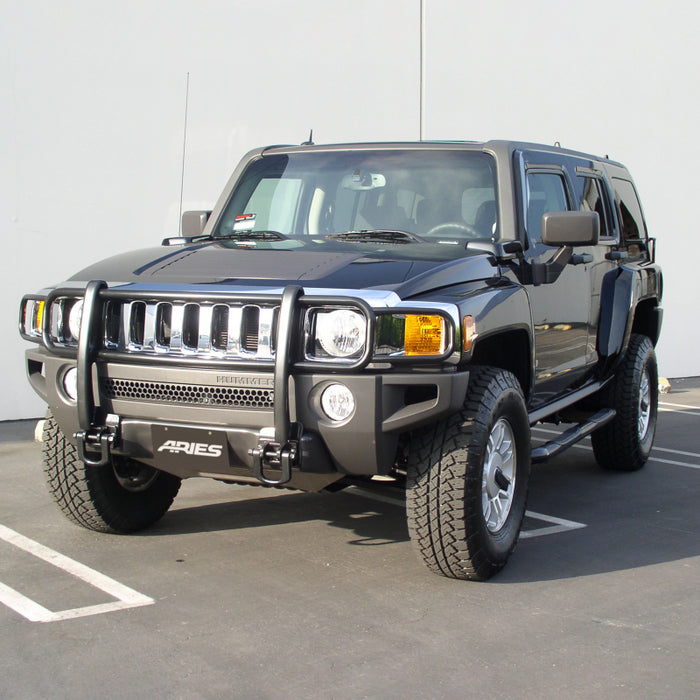 ARIES 3" Round Black Steel Step Nerf Bars Model 204076