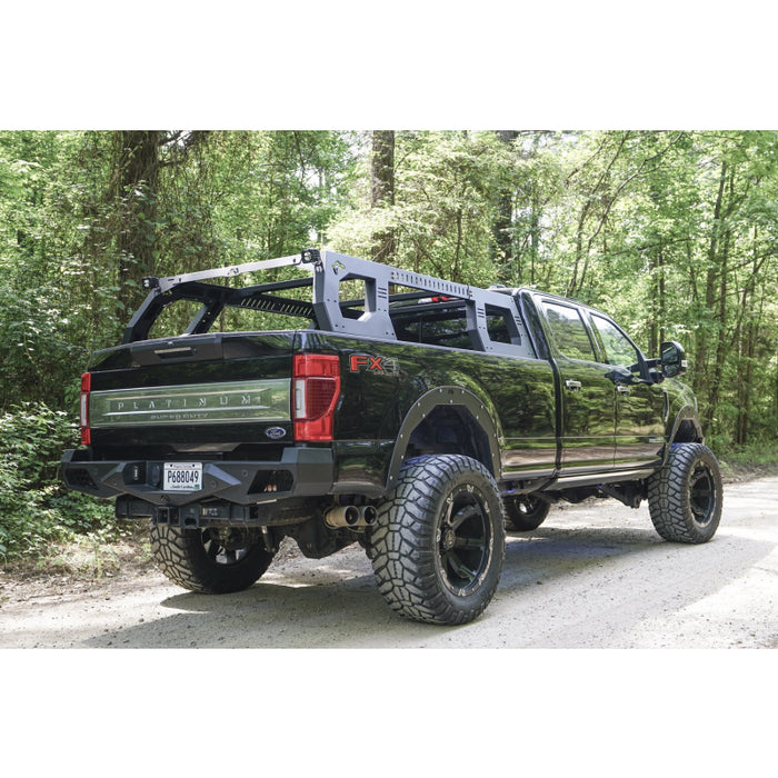 Fab Fours Overland Rack; Hold 700 lbs. Static Weight; 300 lbs. Dyniamic Weight; Bare Steel; Model RACK01-01-B