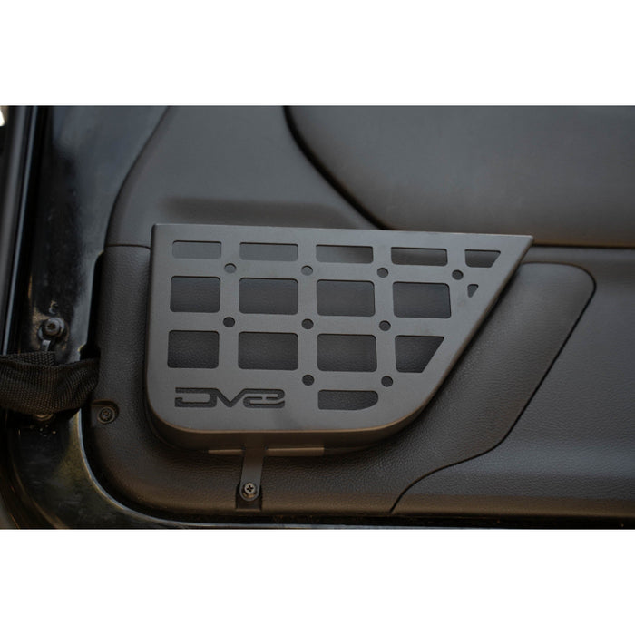 DV8 Offroad 2011-2018 Jeep Wrangler JK 2-Door Slim Front Door ONLY Molle Pockets Model MPJK-07