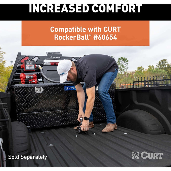 CURT PowerHaul Double Lock Gooseneck Hitch, Fits Select Ram 2500, 3500 Model 60705
