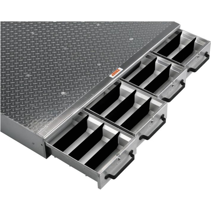 Delta / JOBOX 4 Drawer Long Floor Heavy-Duty Aluminum Drawer Storage ...