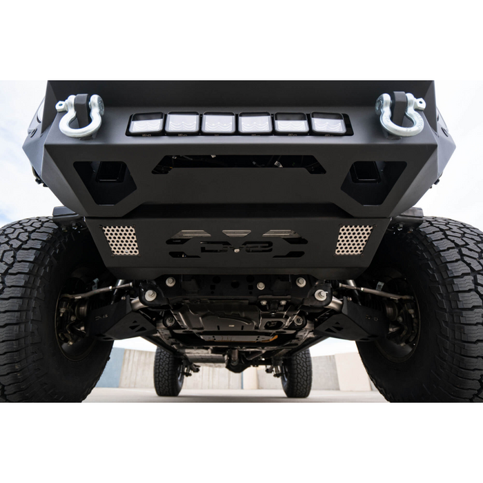 DV8 Offroad 2021-2026 Ford Bronco Steel Front Skid Plate Model SPBR-01