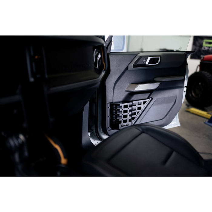DV8 Offroad 2021-2026 Ford Bronco Front Door Pocket Molle Panels Model MPBR-05