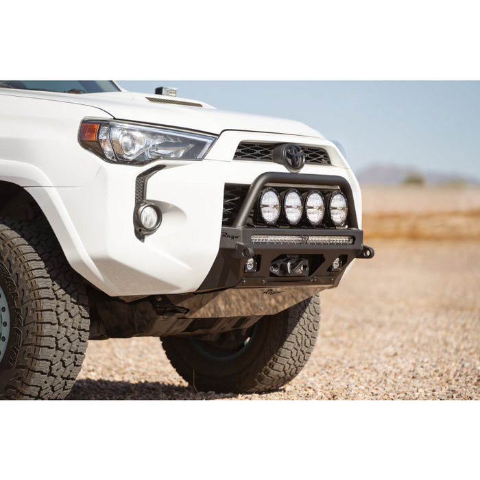 Rago Fabrication 2014-2024 Toyota 4Runner Center Mount Winch Front Bumper with Top Hoop Model F6604030801NA