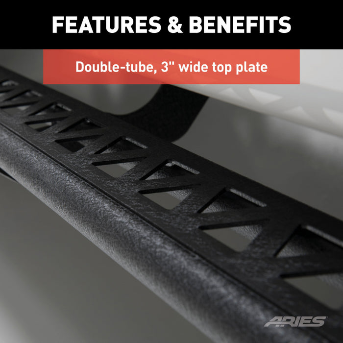 ARIES Rocker Step Running Boards, Select Jeep Wrangler JK Model 2074100