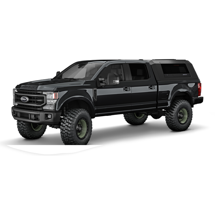 SmartCap Matte Black Truck Bed Cap EVO Sport Series w/ Horizontal Locks Model EV0315-MB