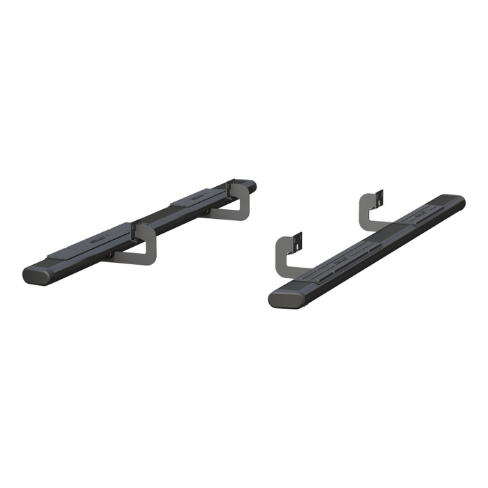 ARIES 6" x 91" Black Aluminum Oval Step Nerf Bars Model 4445020