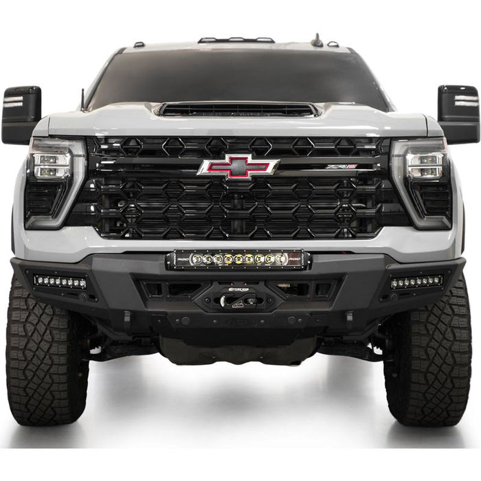 Addictive Desert Designs 24 Chevy Silverado 2500 Phantom Winch Front Bumper Model F820335070103