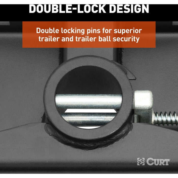 CURT PowerHaul Double Lock Gooseneck Hitch, Fits Select Ram 2500, 3500 Model 60705