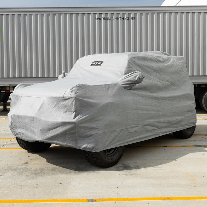 Smittybilt Full Car Cover w/ Storage Bag, Lock & Cable - Gray (21+ Bronco 2DR) Model 950