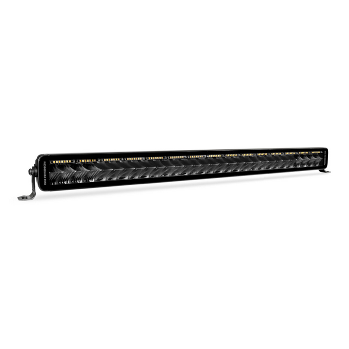 Go Rhino Blackout Series DOUBLELINE 30" Double Row Light Bar w/Amber LEDs Model 753003012CDS