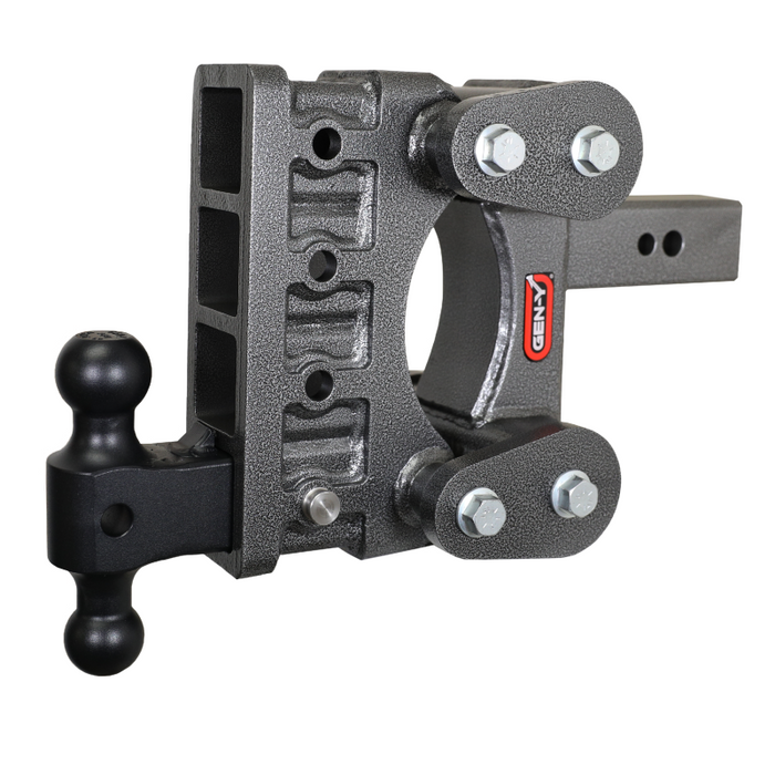 GEN-Y The BOSS TORSION-FLEX 2.5" Shank 6" Drop 3.5K TW 32K Hitch & GH-0161 Dual-Ball Model GH-2114