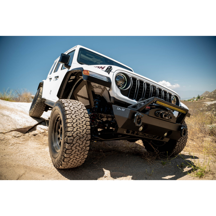 DV8 Offroad 2018-2025 Jeep Wrangler JL JLU Gladiator JT Front Inner Fenders Model INFEND-06FB