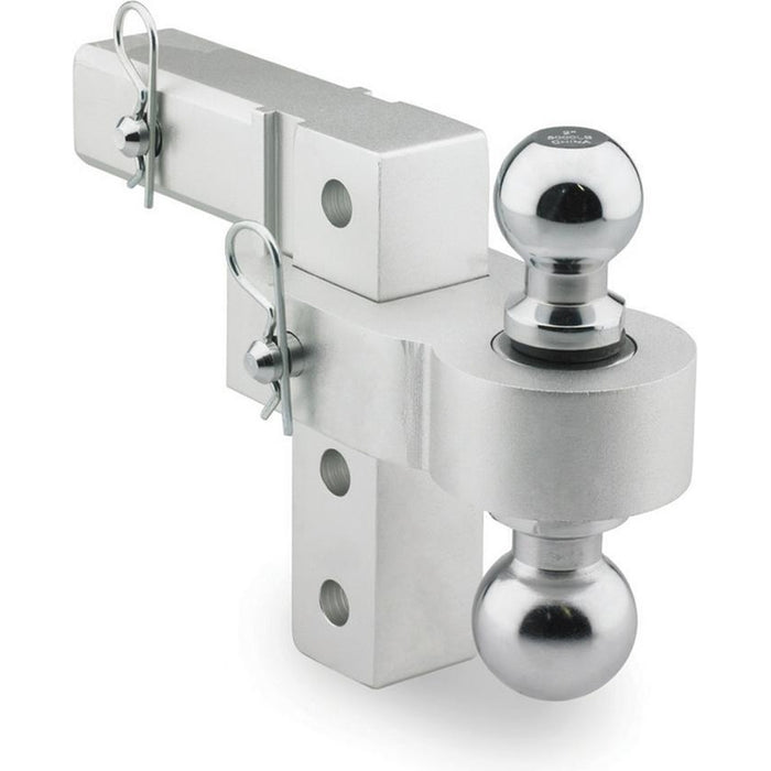 Smittybilt 6" Adjustable Aluminum Drop Hitch - 1 7/8" & 2" Ball Model 2925