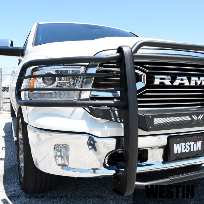 Westin Sportsman X Grille Guard Textured Black Steel Model 40-33545