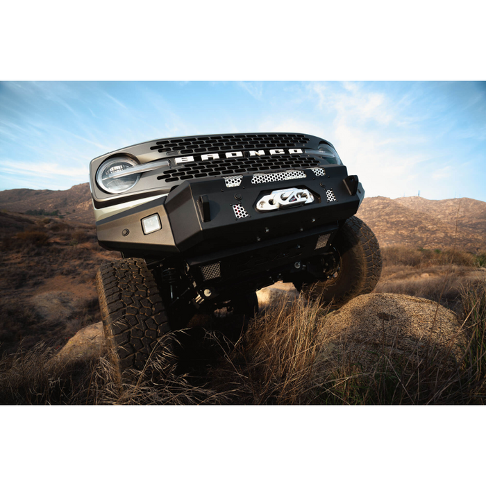 DV8 Offroad 2021-2026 Ford Bronco Steel Front Skid Plate Model SPBR-01